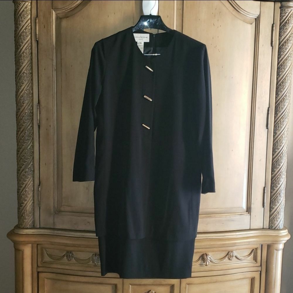 Women's Evan Picone long sleeve dress.